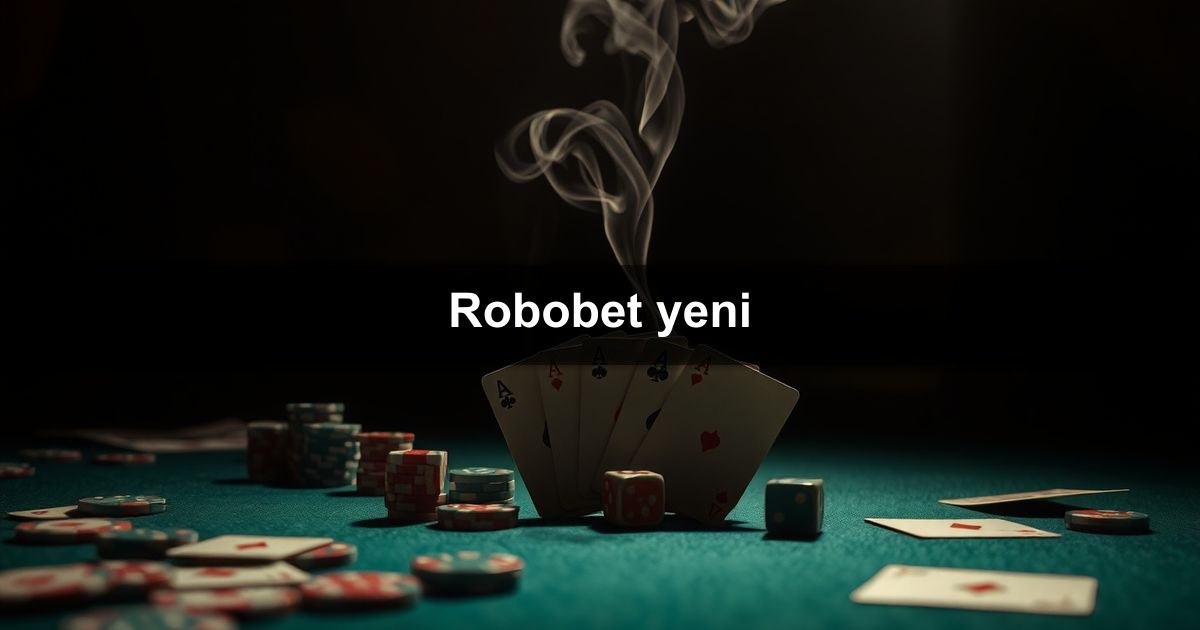 Robobet yeni